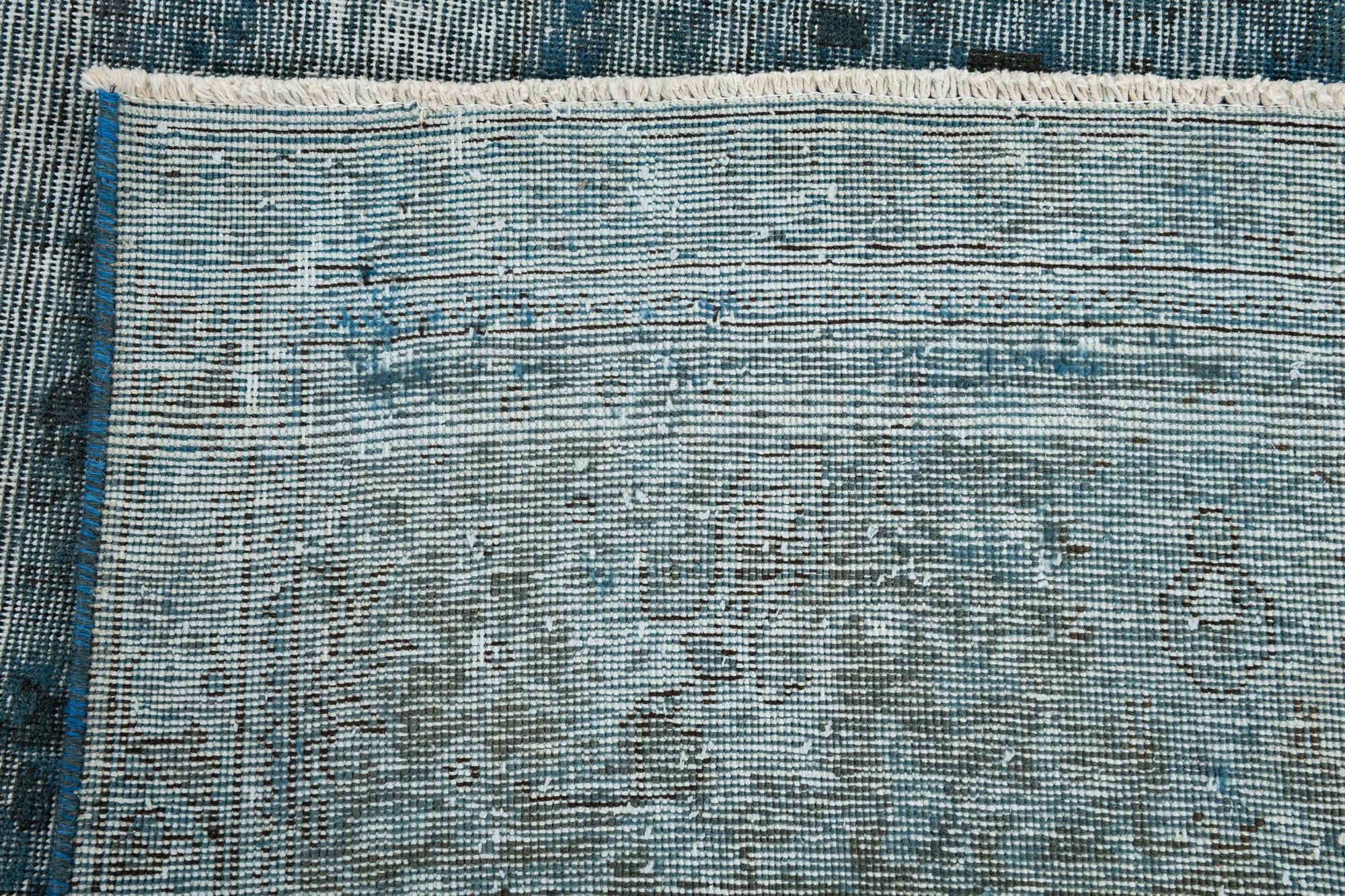 9' 7 x 12' 6 Hand Knotted Ultra Vintage Persian Wool Rug