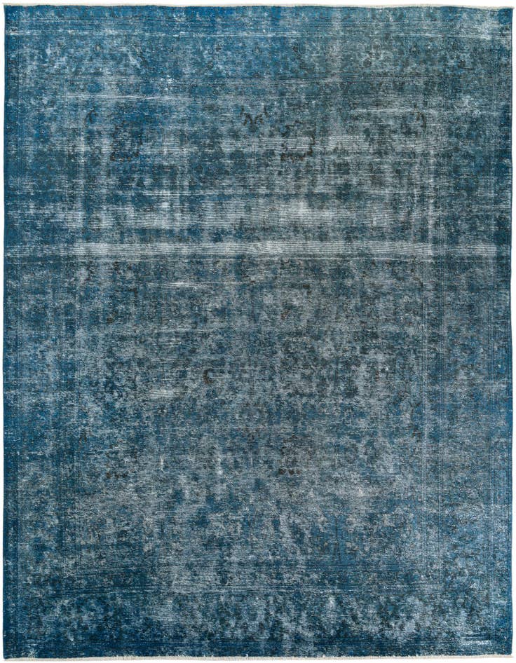 Detail image of 9' 7 x 12' 6 Hand Knotted Ultra Vintage Persian Wool Rug