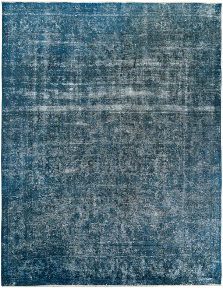 Detail image of 9' 7 x 12' 6 Hand Knotted Ultra Vintage Persian Wool Rug