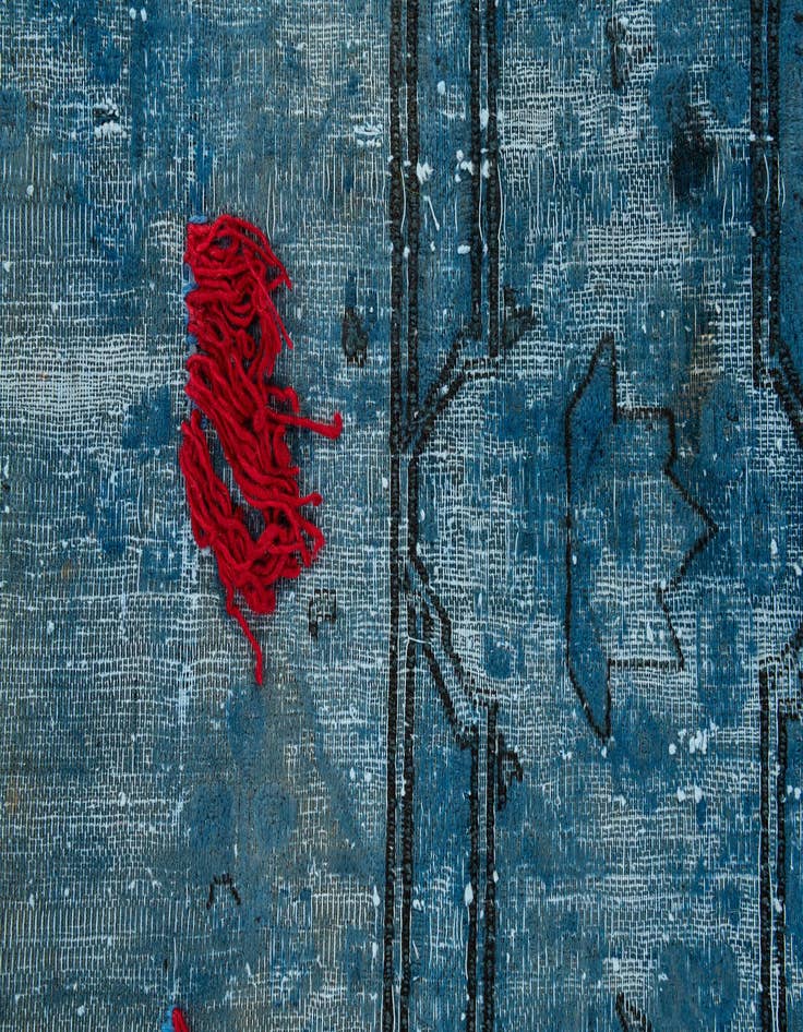 Detail image of 8' x 10' 8  Hand Knotted Ultra Vintage Persian Wool Rug