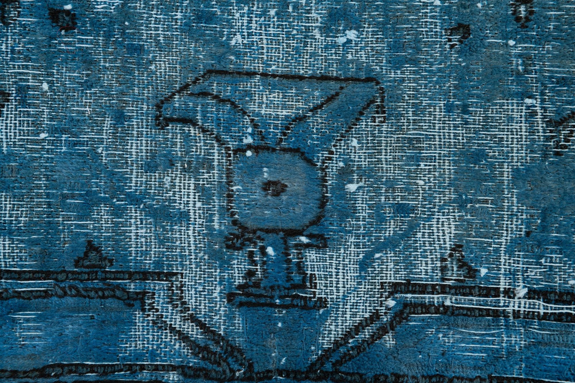 8' x 10' 8 Hand Knotted Ultra Vintage Persian Wool Rug