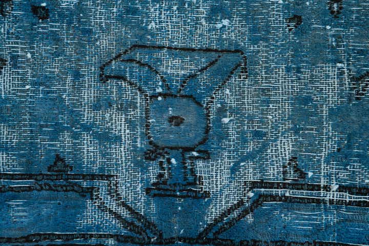 8' x 10' 8 Hand Knotted Ultra Vintage Persian Wool Rug