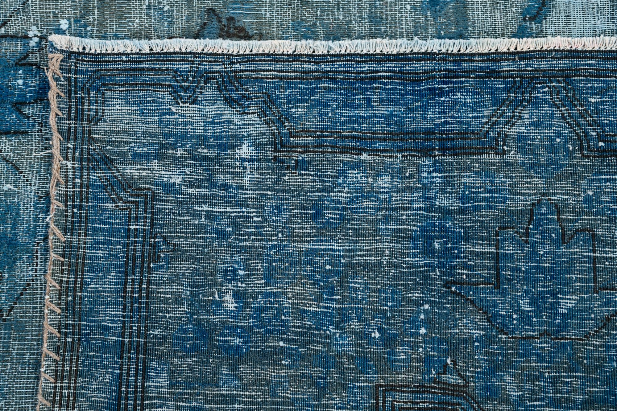 8' x 10' 8 Hand Knotted Ultra Vintage Persian Wool Rug