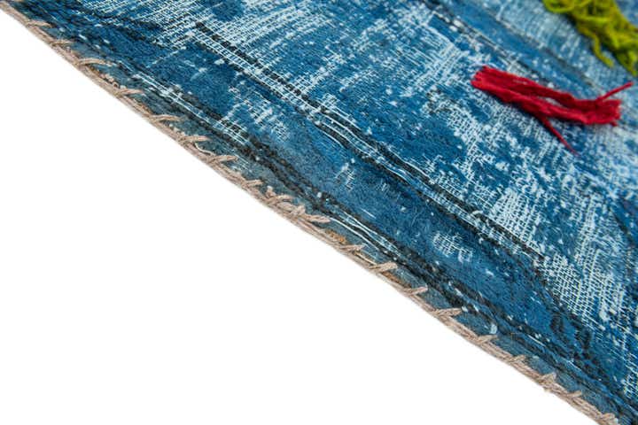 8' x 10' 8 Hand Knotted Ultra Vintage Persian Wool Rug