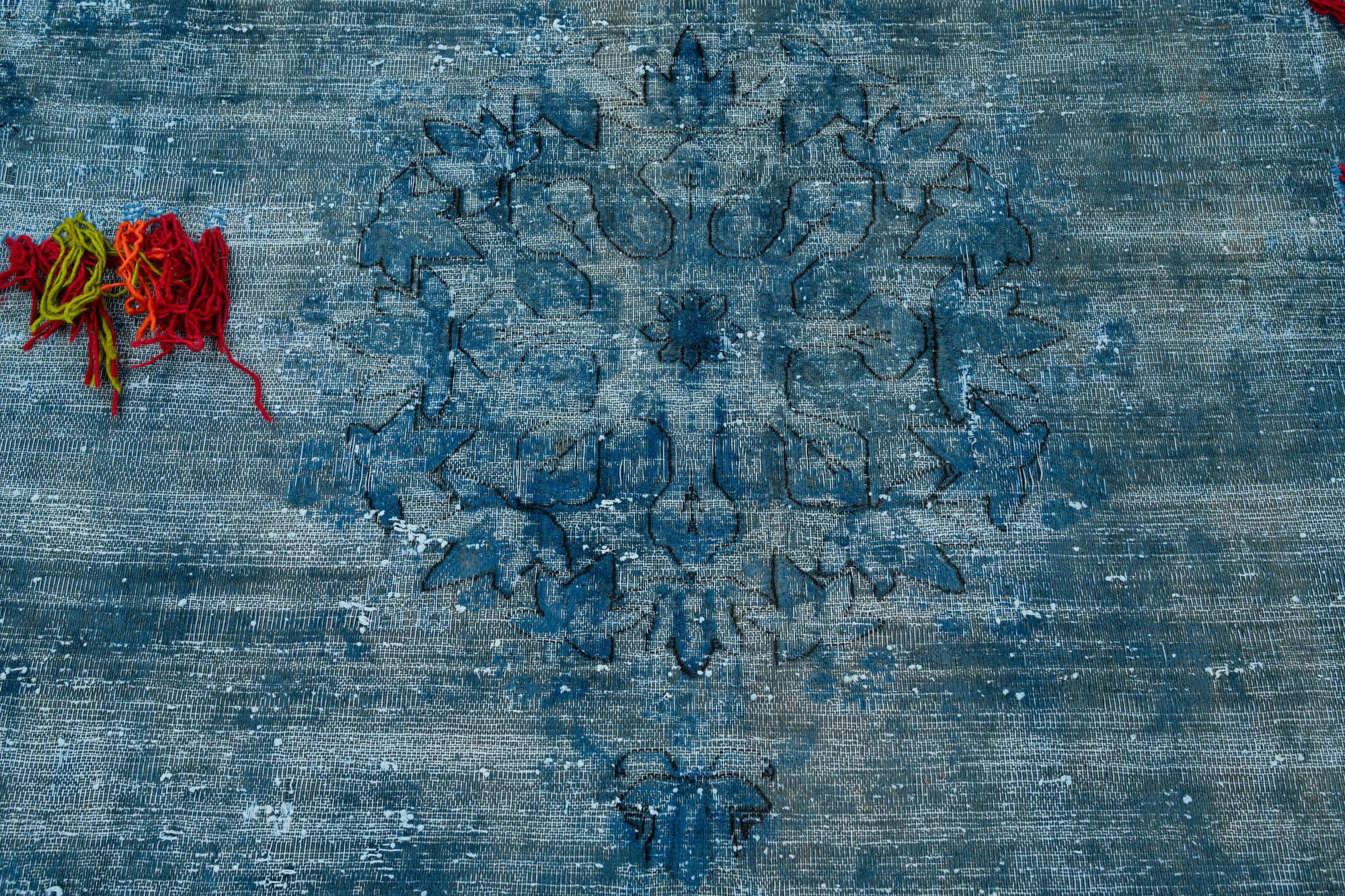 8' x 10' 8 Hand Knotted Ultra Vintage Persian Wool Rug