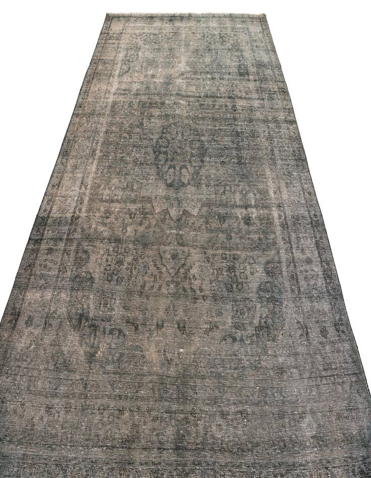 Detail image of 6' 7 x 9' 4  Hand Knotted Ultra Vintage Persian Wool Rug