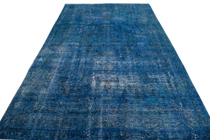 6' 2 x 9' 5 Hand Knotted Ultra Vintage Persian Wool Rug