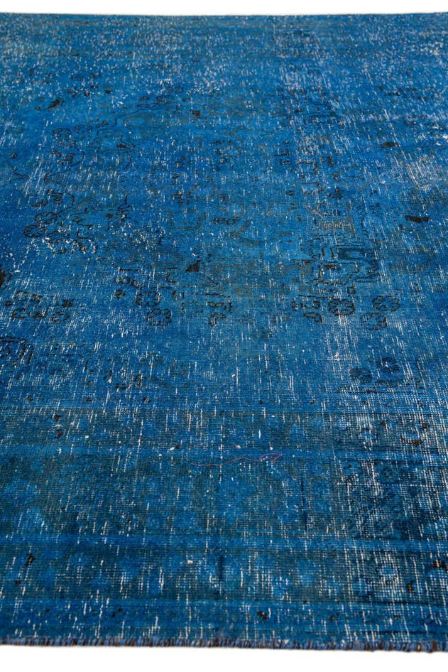 Detail image of 6' 2 x 9' 5 Hand Knotted Ultra Vintage Persian Wool Rug