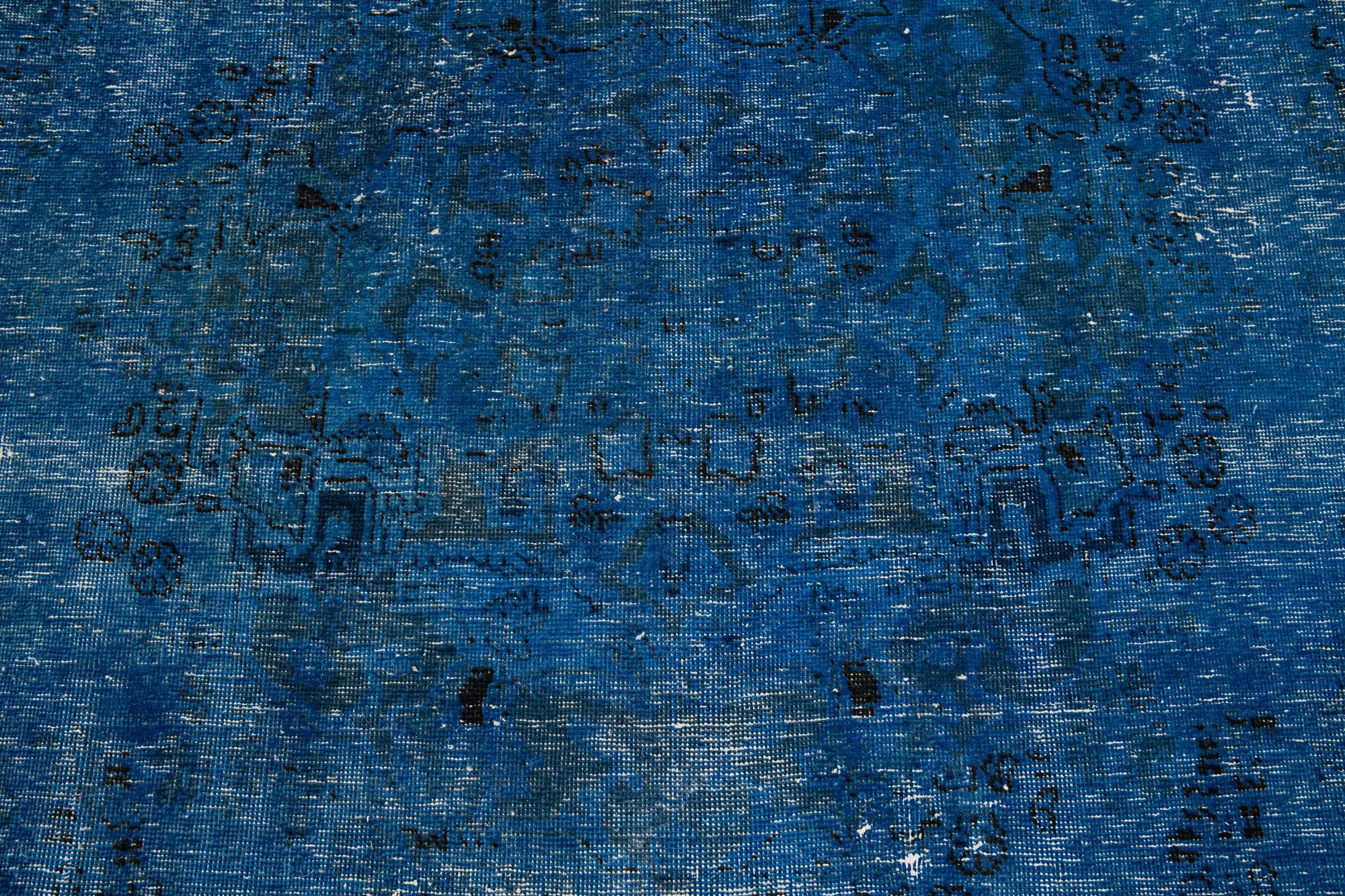 6' 2 x 9' 5 Hand Knotted Ultra Vintage Persian Wool Rug