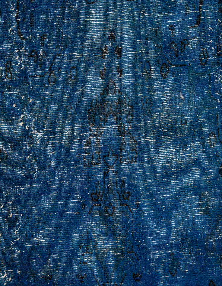 Detail image of 6' 2 x 9' 5  Hand Knotted Ultra Vintage Persian Wool Rug