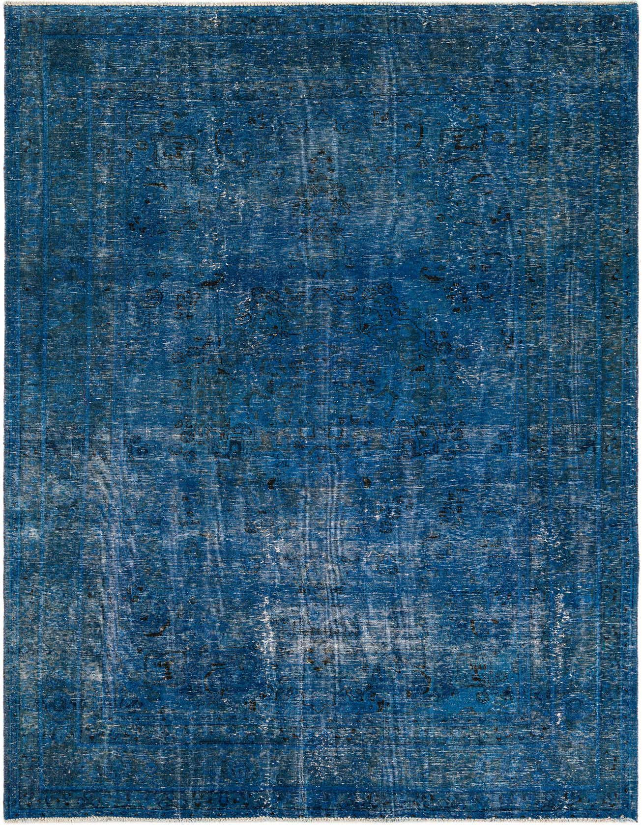 Primary image 6' 2 x 9' 5  Hand Knotted Ultra Vintage Persian Wool Rug