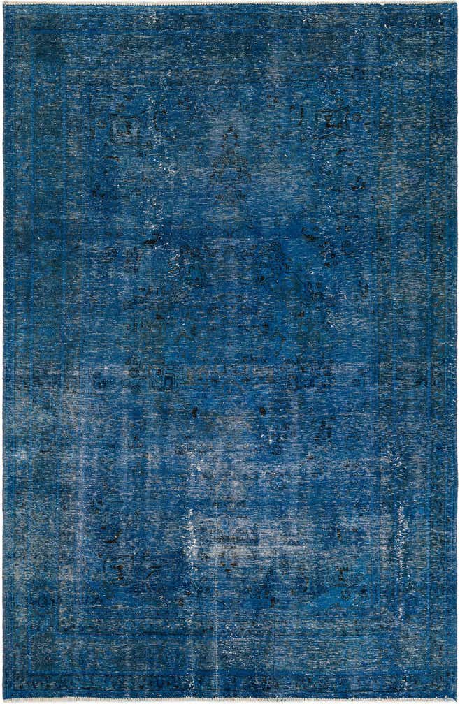 6' 2 x 9' 5 Hand Knotted Ultra Vintage Persian Wool Rug