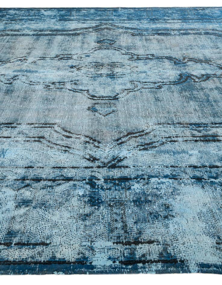 Detail image of 8' x 8' 10  Hand Knotted Ultra Vintage Persian Wool Rug