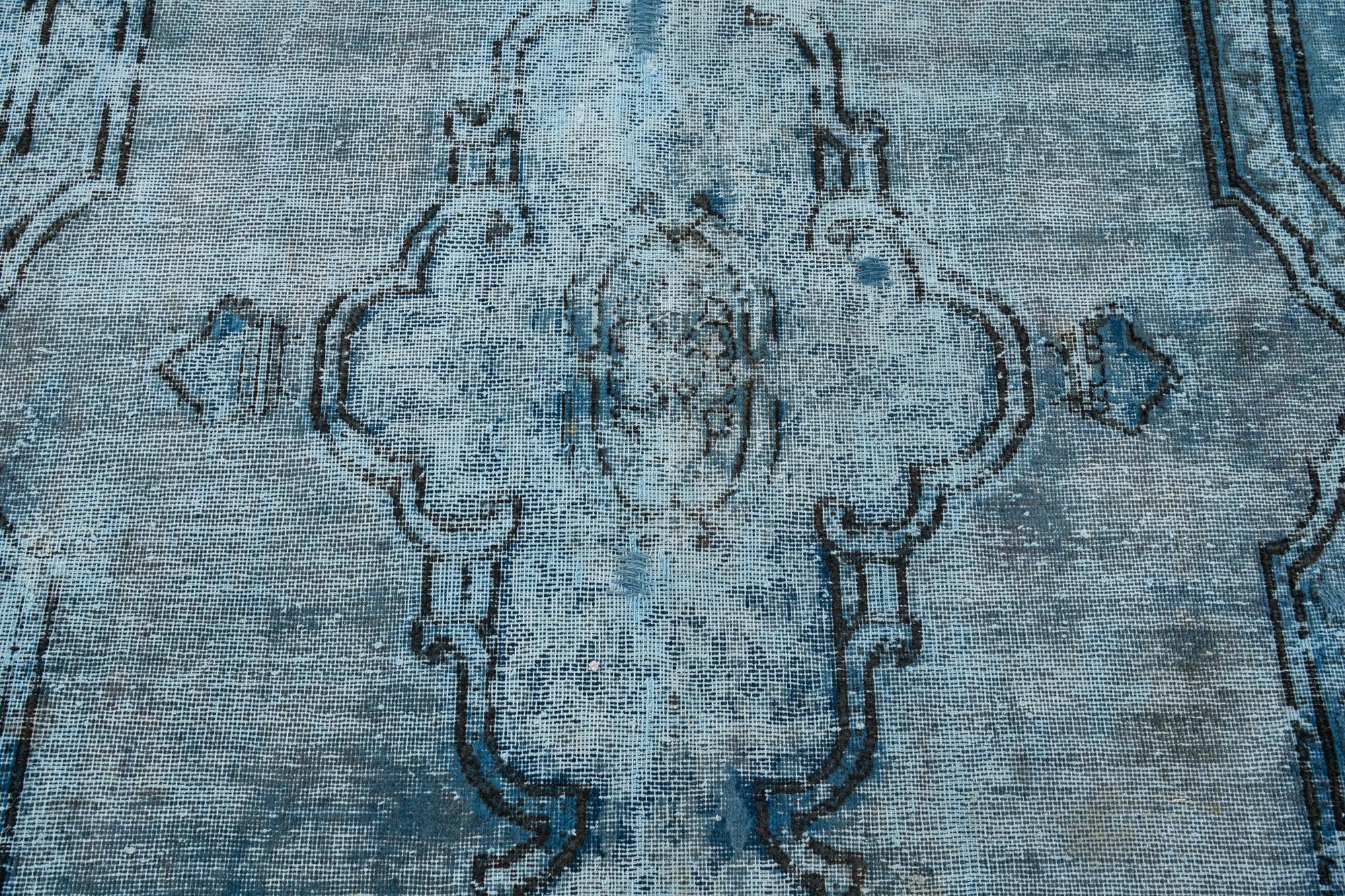 8' x 8' 10 Hand Knotted Ultra Vintage Persian Wool Rug