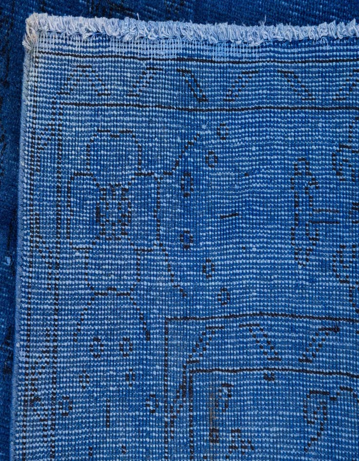 Detail image of 5' 9 x 9' 1  Hand Knotted Ultra Vintage Persian Wool Rug