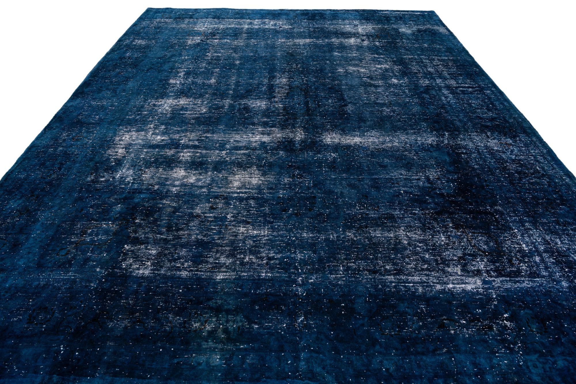 9' 5 x 11' 8 Hand Knotted Ultra Vintage Persian Wool Rug