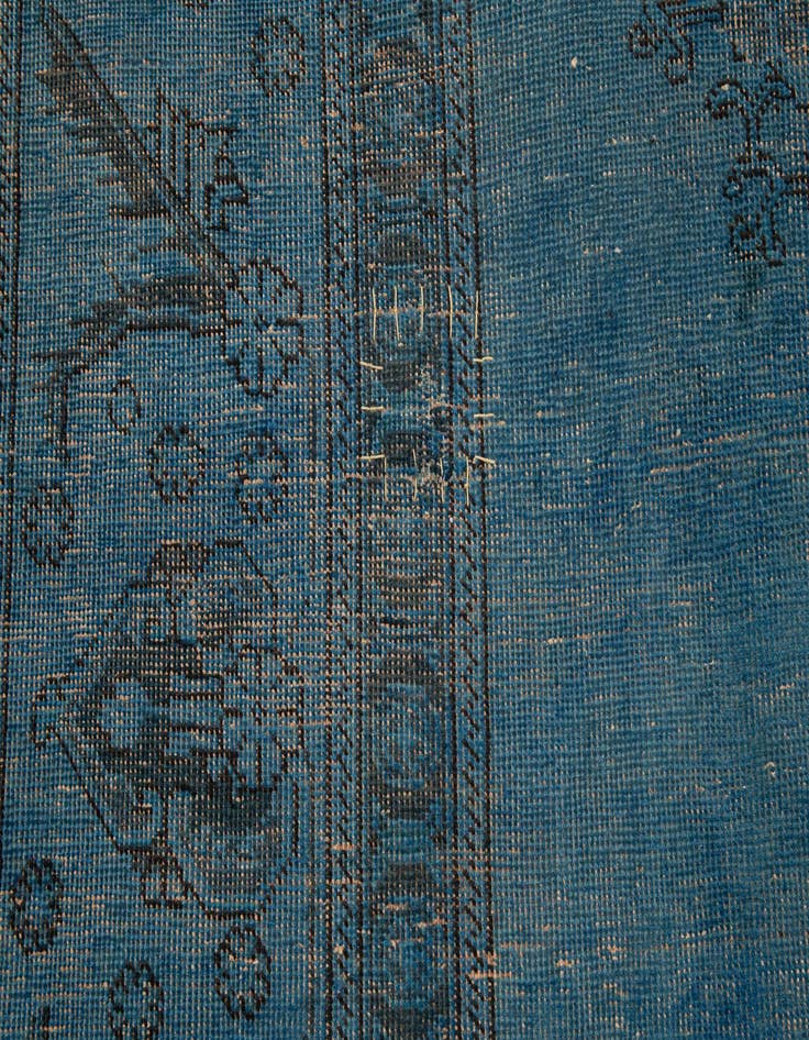 Detail image of 9' 7 x 12' 7 Hand Knotted Ultra Vintage Persian Wool Rug