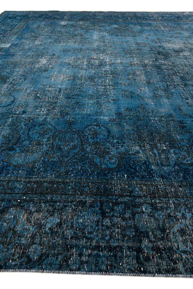 10' 10 x 13' 10 Hand Knotted Ultra Vintage Persian Wool Rug