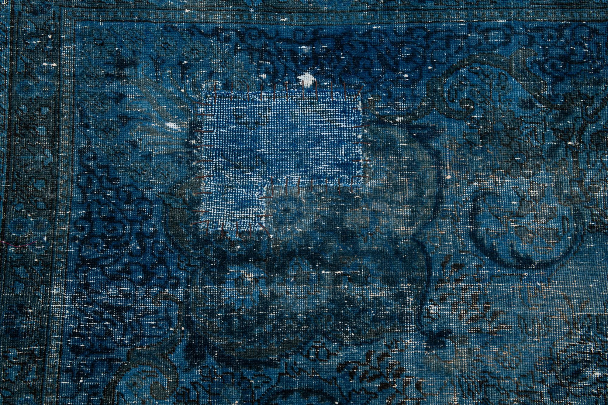 10' 10 x 13' 10 Hand Knotted Ultra Vintage Persian Wool Rug