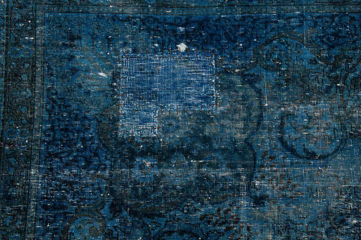 10' 10 x 13' 10 Hand Knotted Ultra Vintage Persian Wool Rug