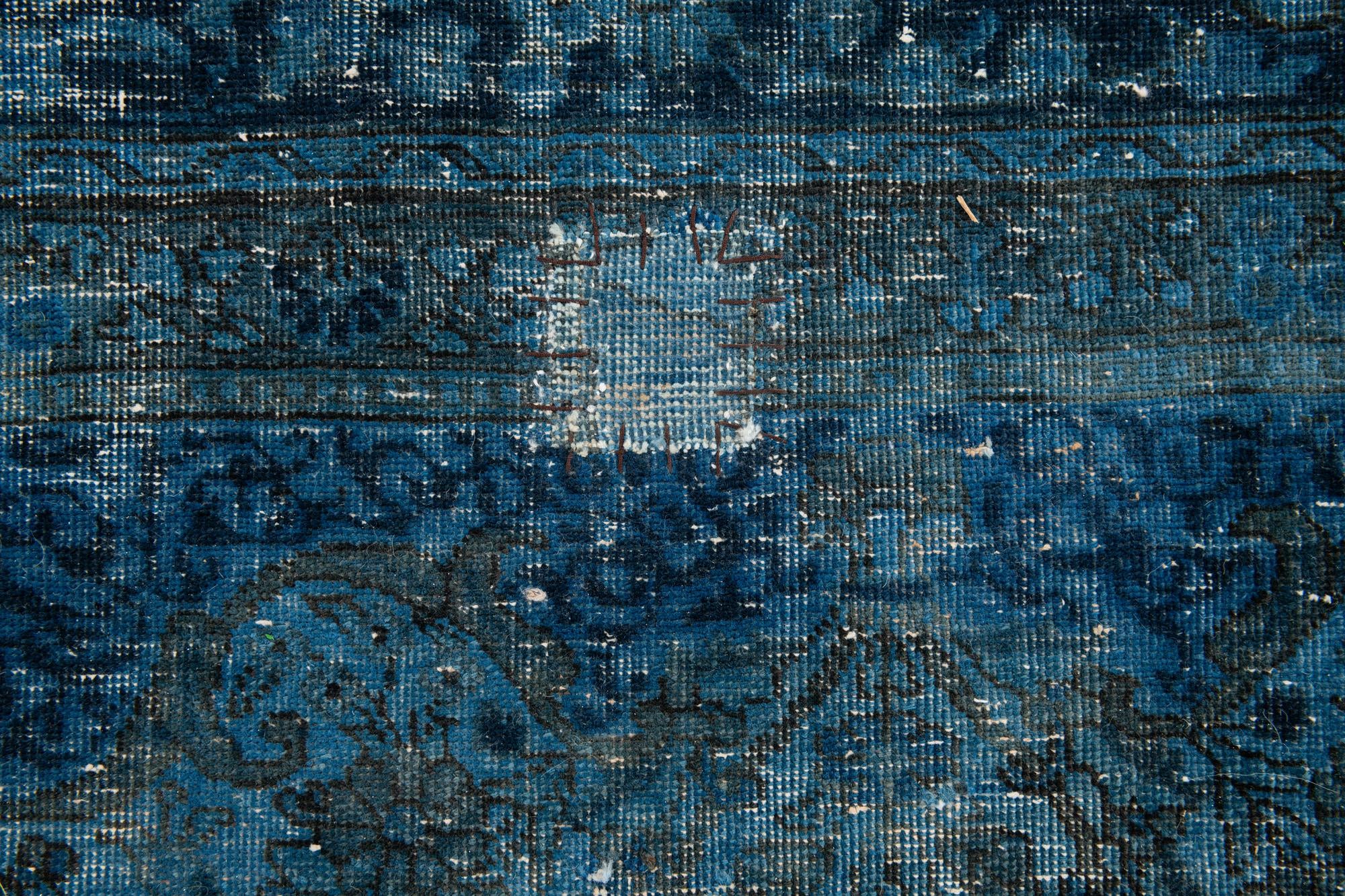 10' 10 x 13' 10 Hand Knotted Ultra Vintage Persian Wool Rug