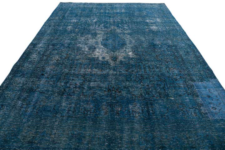 8' x 10' 3 Hand Knotted Ultra Vintage Persian Wool Rug
