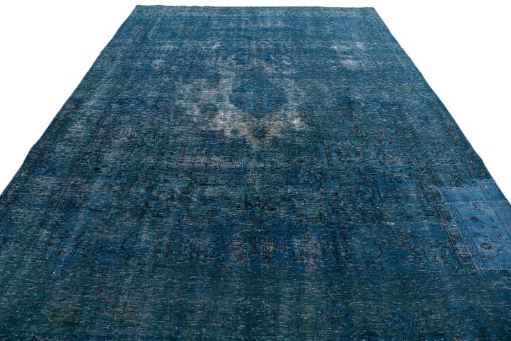 Detail image of 8' x 10' 3 Hand Knotted Ultra Vintage Persian Wool Rug