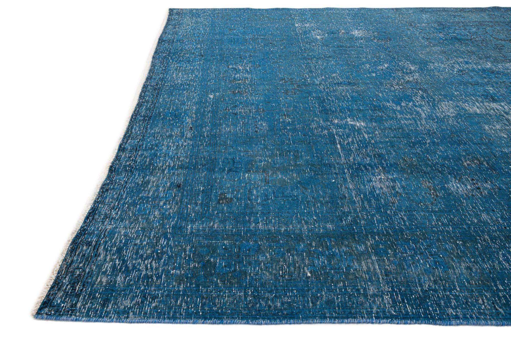 8' x 10' 3 Hand Knotted Ultra Vintage Persian Wool Rug