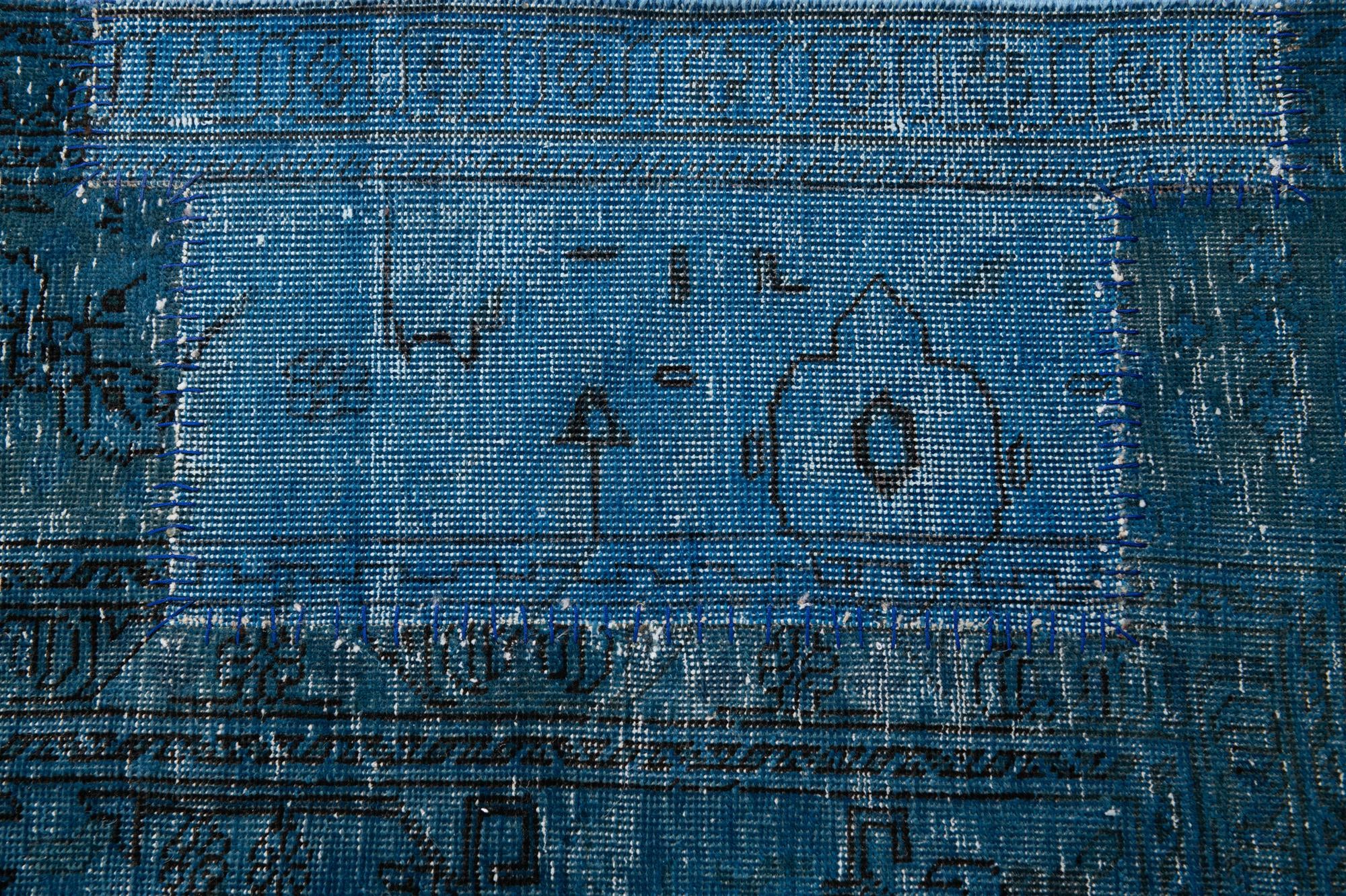 8' x 10' 3 Hand Knotted Ultra Vintage Persian Wool Rug