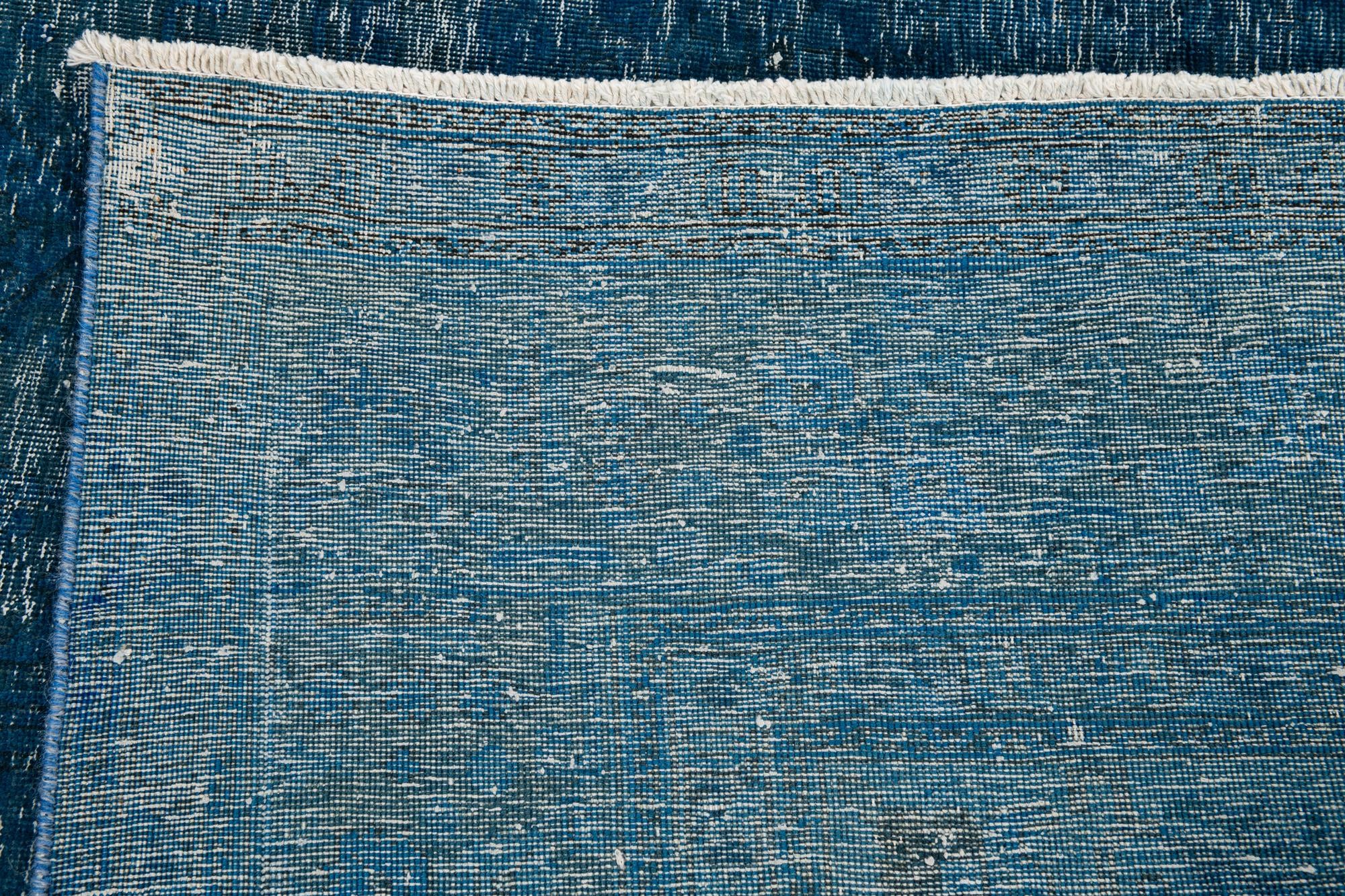 8' x 10' 3 Hand Knotted Ultra Vintage Persian Wool Rug