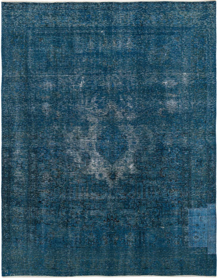 Detail image of 8' x 10' 3 Hand Knotted Ultra Vintage Persian Wool Rug