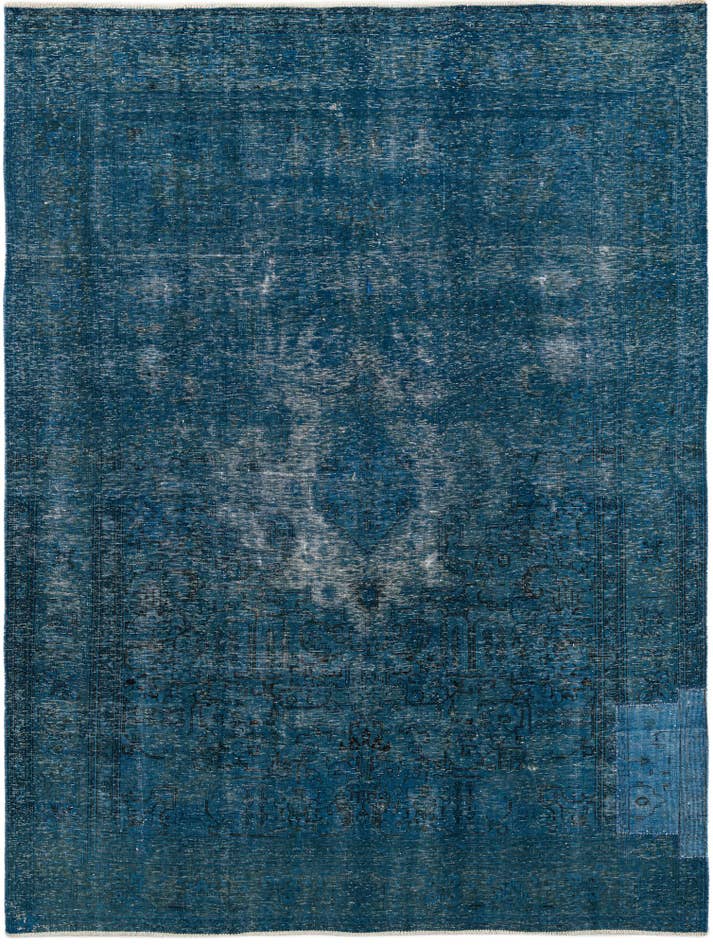 Detail image of 8' x 10' 3 Hand Knotted Ultra Vintage Persian Wool Rug