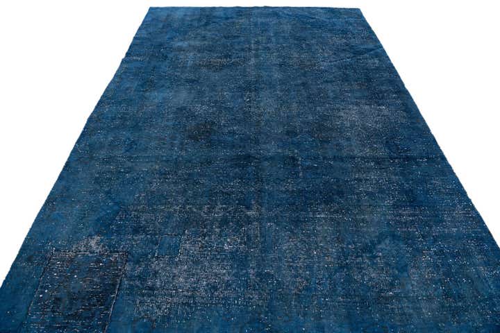 6' 3 x 9' 7 Hand Knotted Ultra Vintage Persian Wool Rug