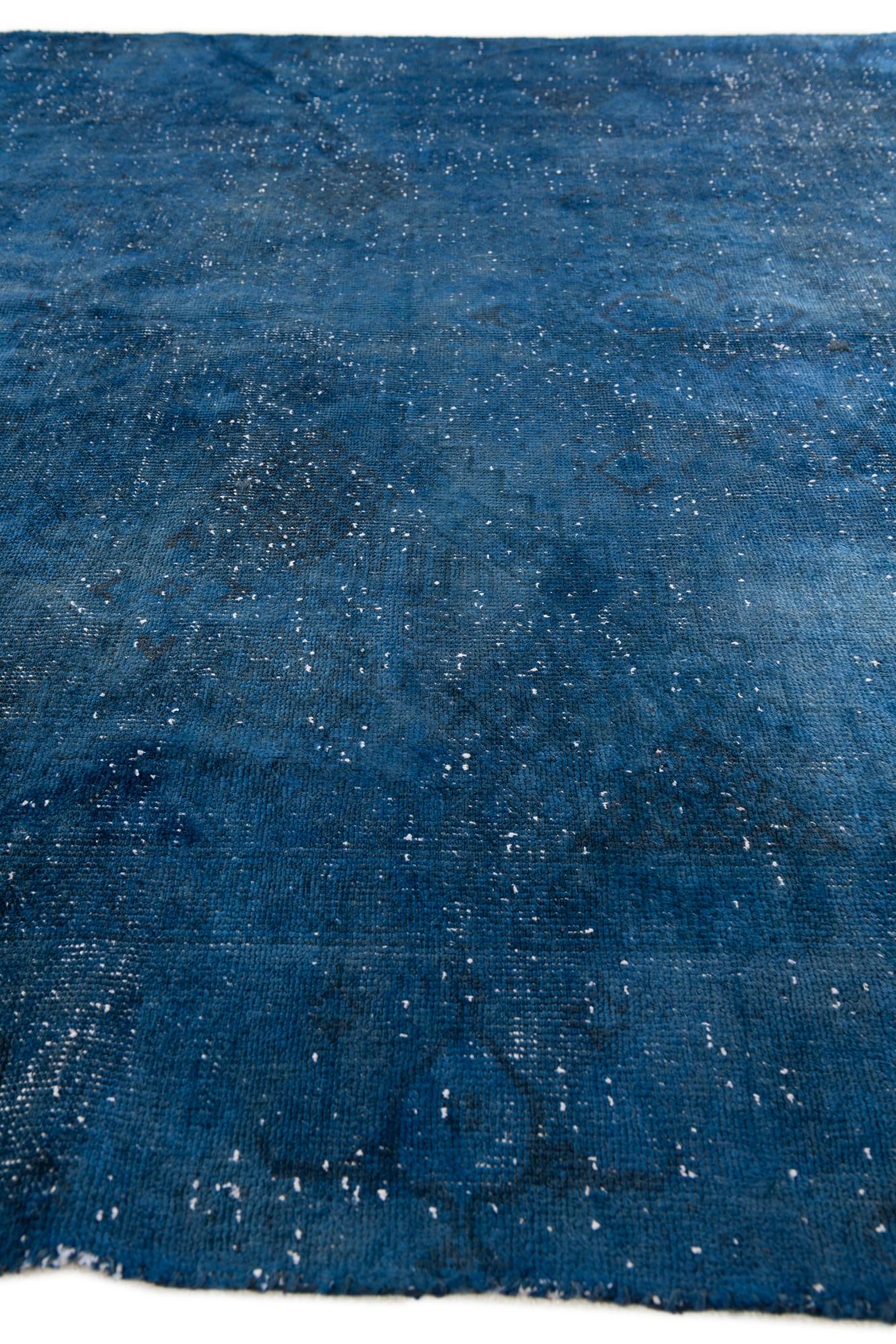6' 3 x 9' 7 Hand Knotted Ultra Vintage Persian Wool Rug