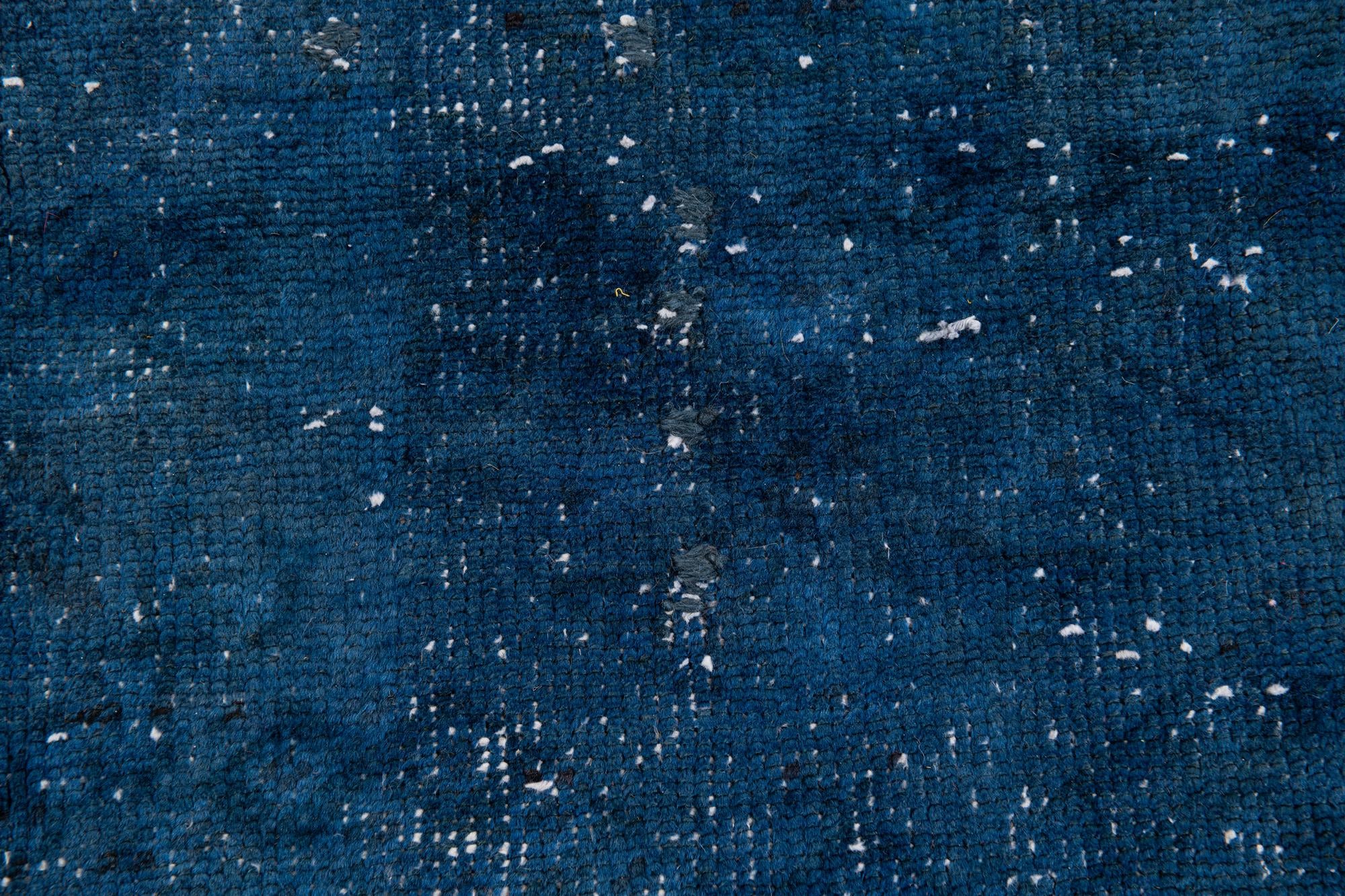6' 3 x 9' 7 Hand Knotted Ultra Vintage Persian Wool Rug