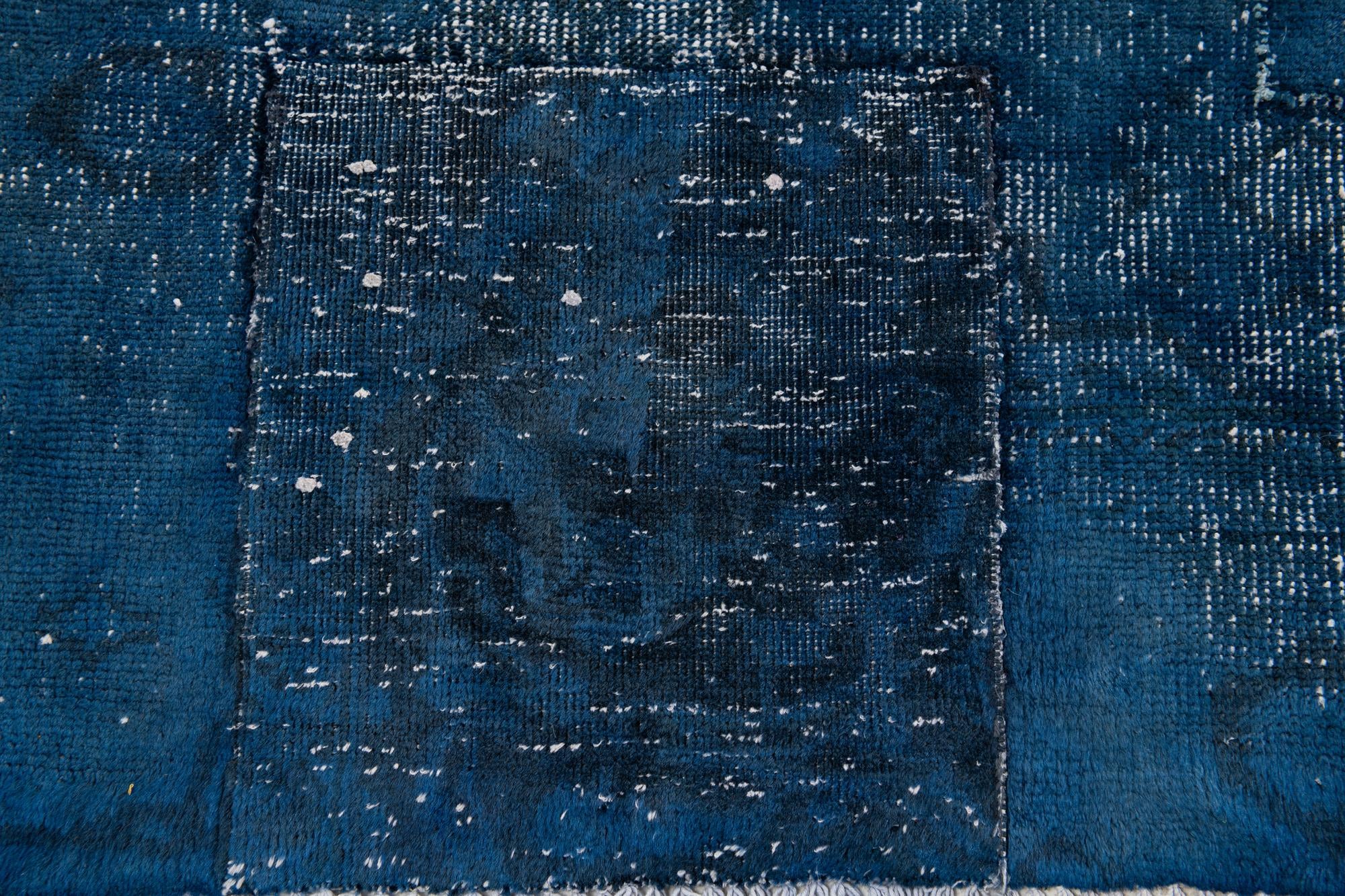 6' 3 x 9' 7 Hand Knotted Ultra Vintage Persian Wool Rug