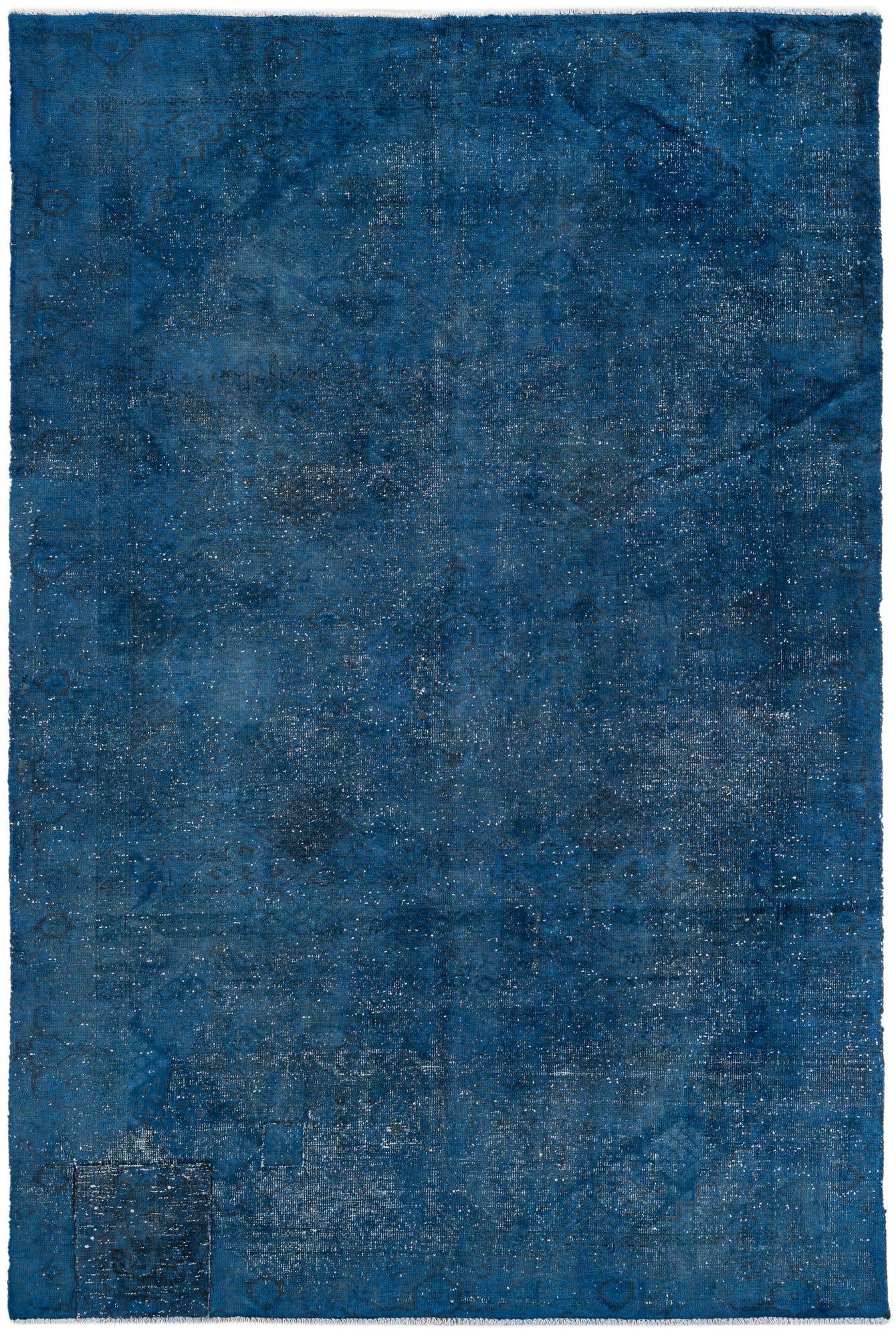 6' 3 x 9' 7 Hand Knotted Ultra Vintage Persian Wool Rug