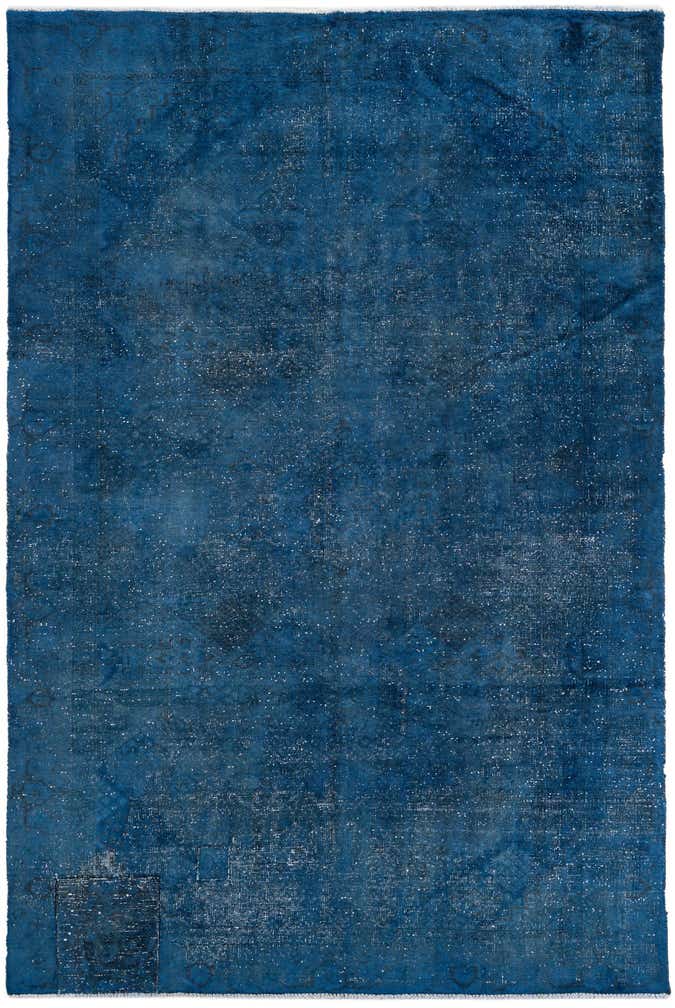 6' 3 x 9' 7 Hand Knotted Ultra Vintage Persian Wool Rug