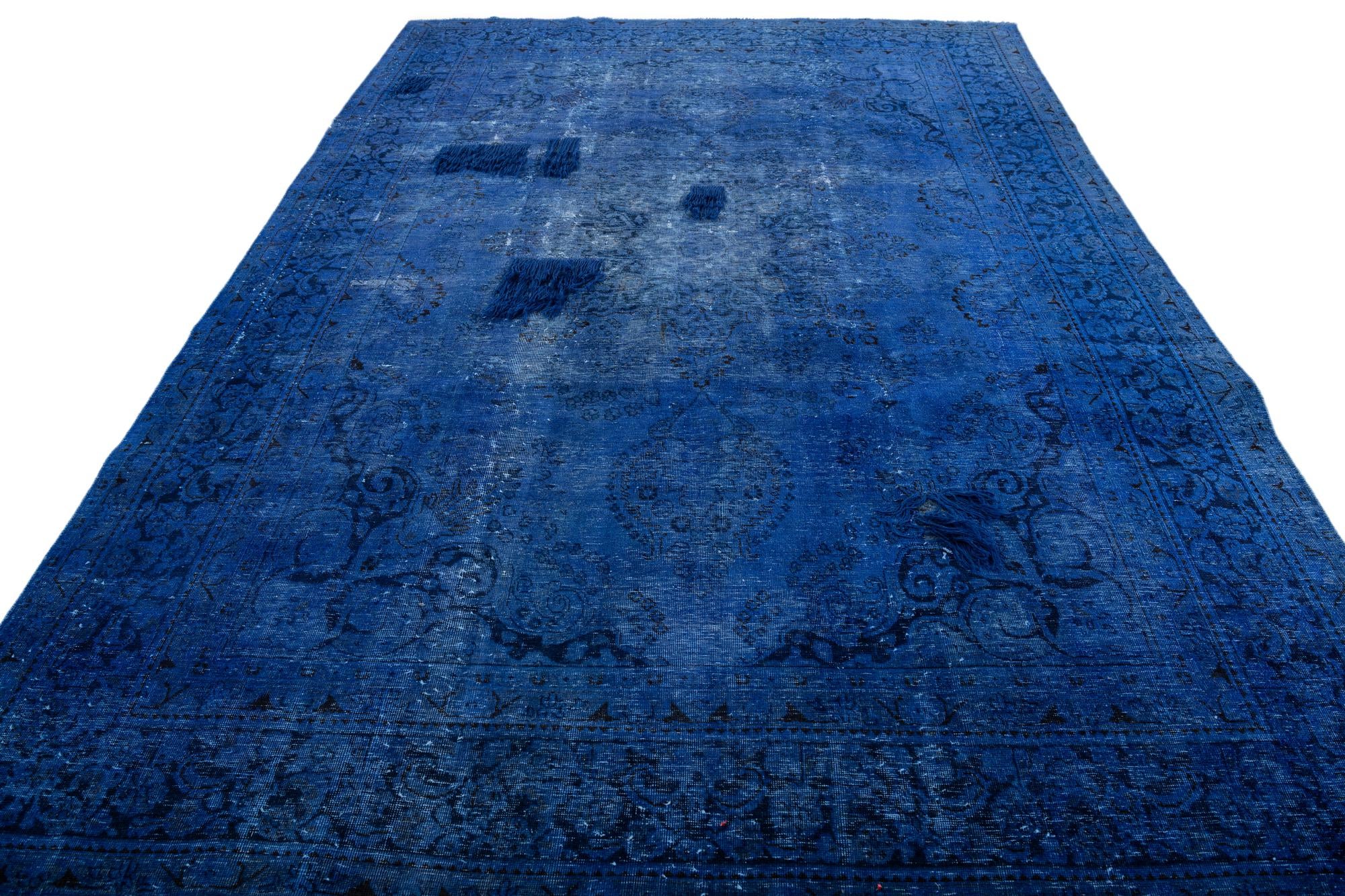 7' 8 x 10' 10 Hand Knotted Ultra Vintage Persian Wool Rug
