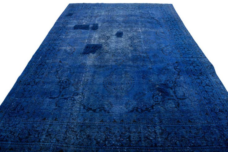 Detail image of 7' 8 x 10' 10 Hand Knotted Ultra Vintage Persian Wool Rug