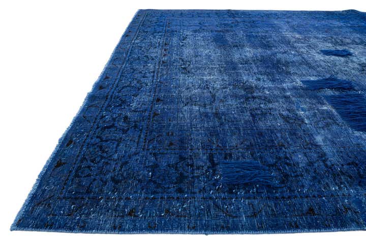 7' 8 x 10' 10 Hand Knotted Ultra Vintage Persian Wool Rug