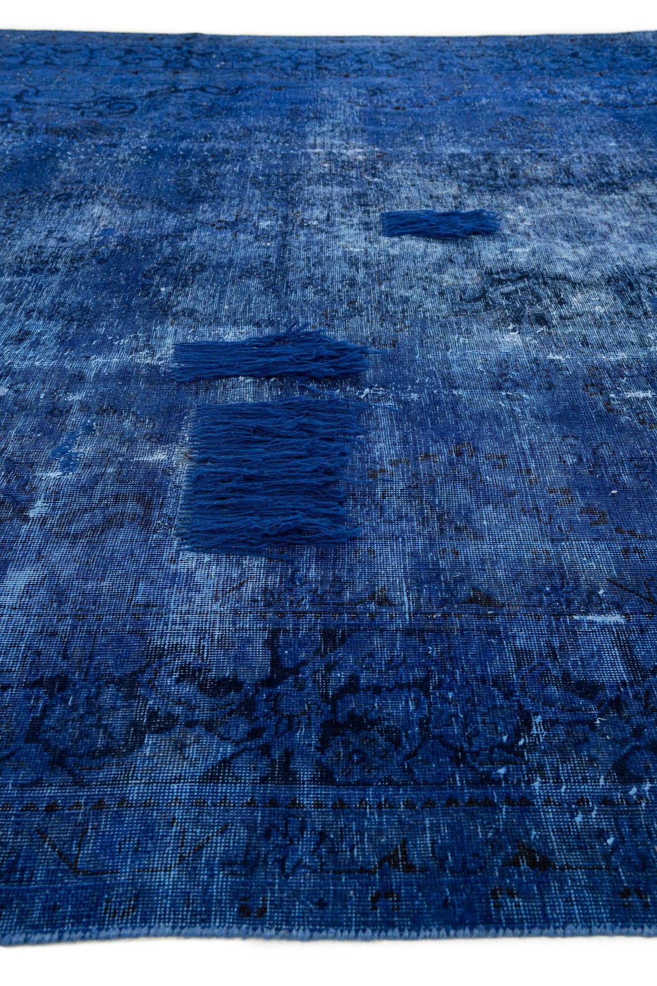 7' 8 x 10' 10 Hand Knotted Ultra Vintage Persian Wool Rug