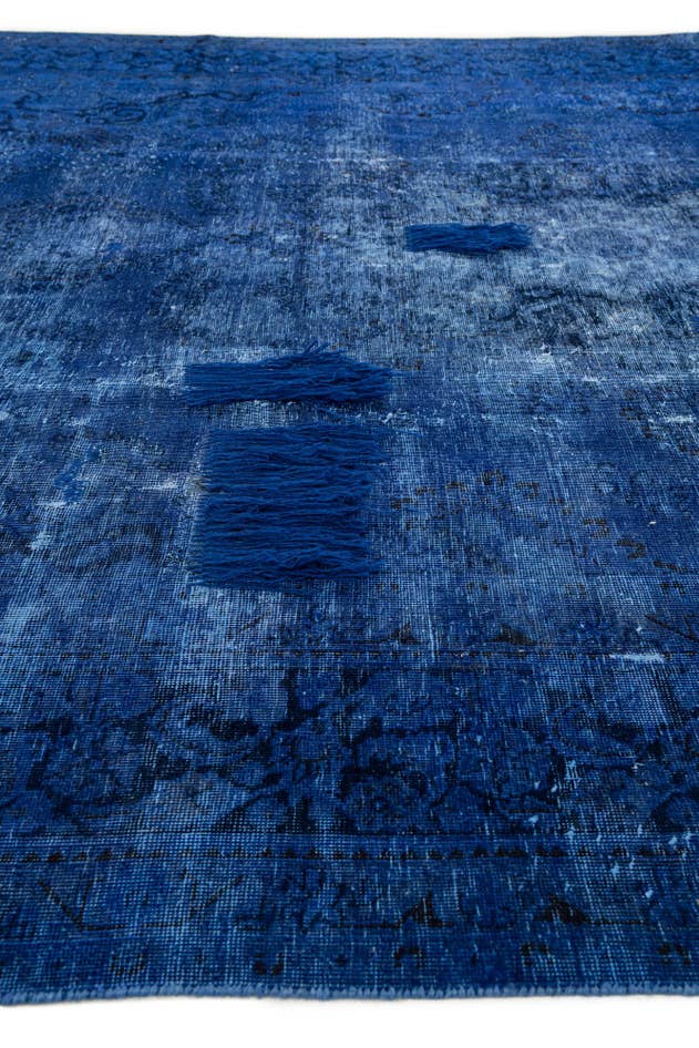 Detail image of 7' 8 x 10' 10 Hand Knotted Ultra Vintage Persian Wool Rug