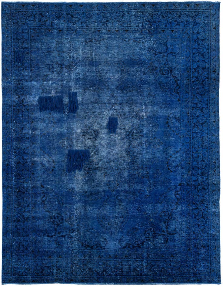 Detail image of 7' 8 x 10' 10 Hand Knotted Ultra Vintage Persian Wool Rug