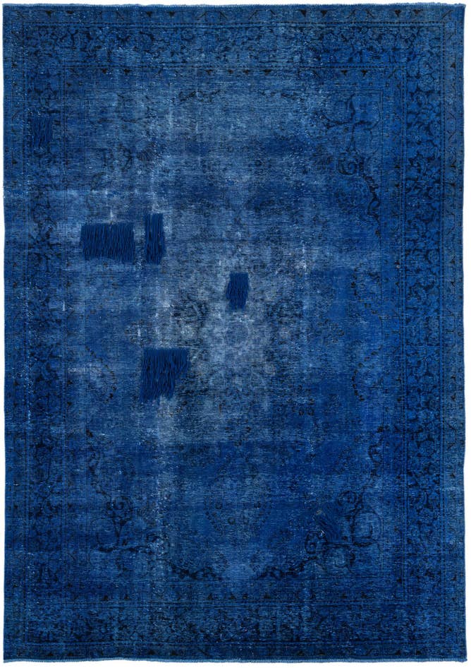 Detail image of 7' 8 x 10' 10 Hand Knotted Ultra Vintage Persian Wool Rug