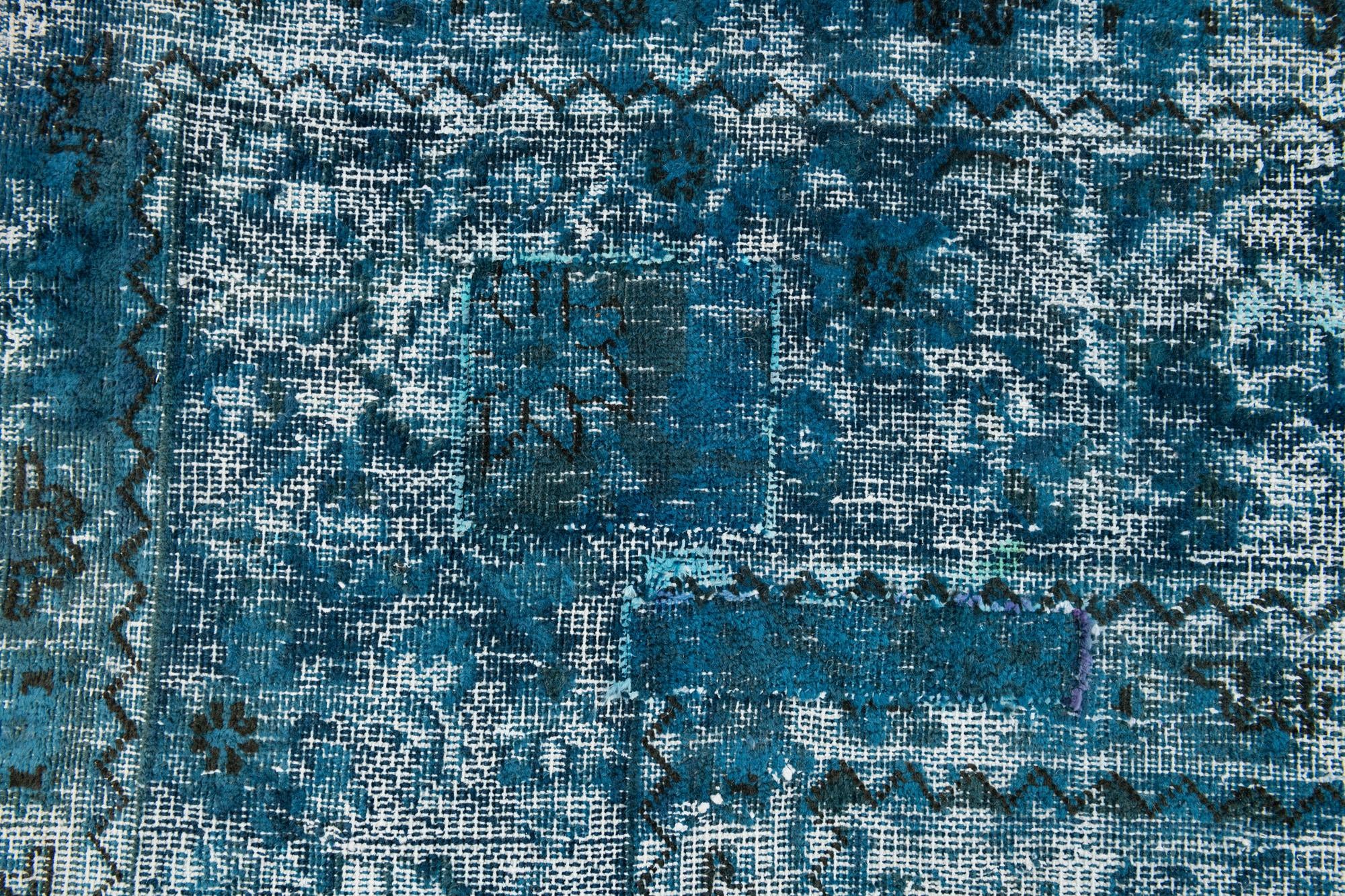 9' x 12' Hand Knotted Ultra Vintage Persian Wool Rug