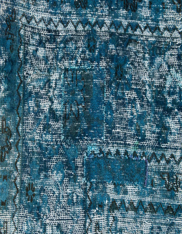 Detail image of 9' x 12'  Hand Knotted Ultra Vintage Persian Wool Rug