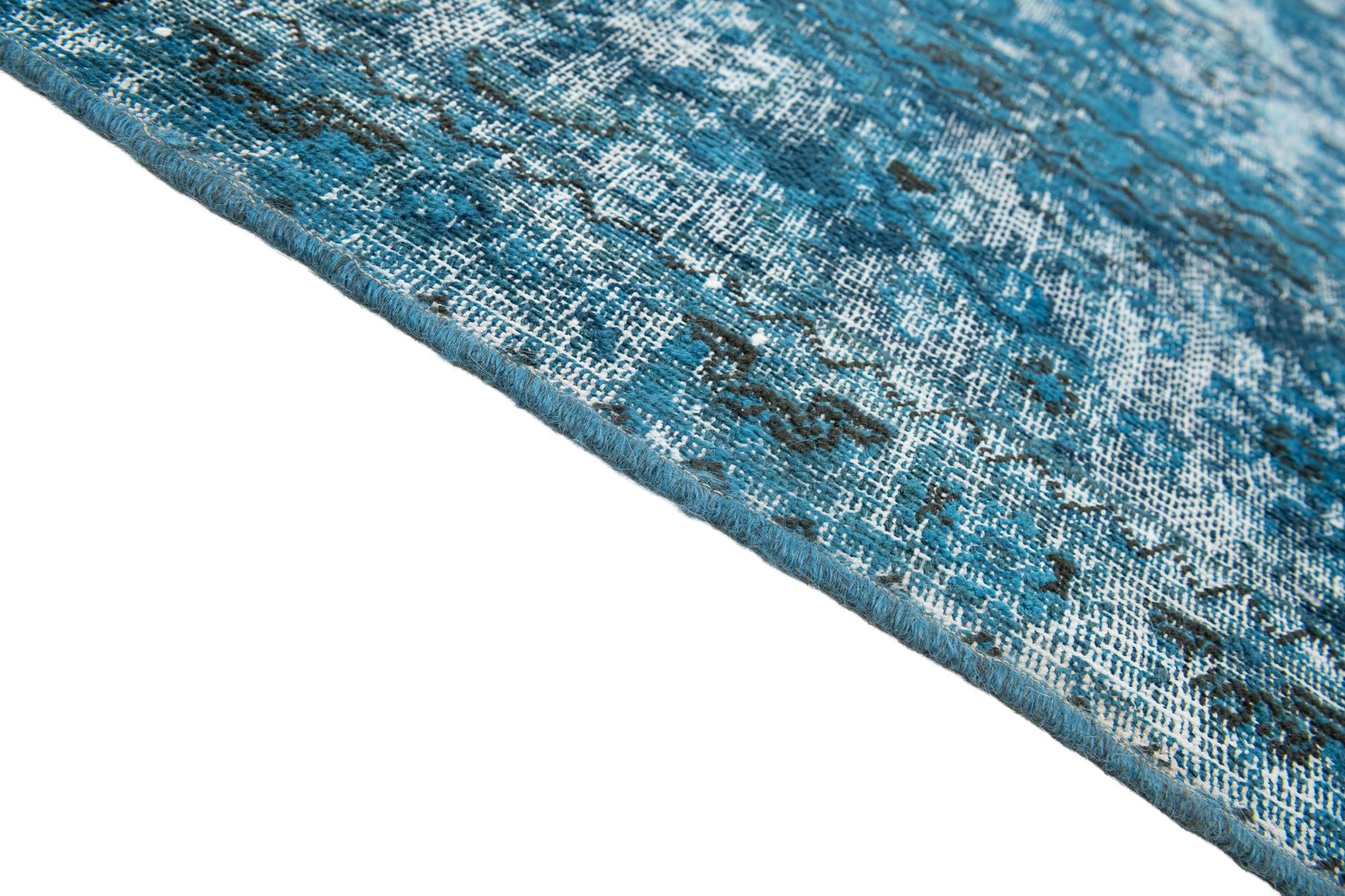 9' x 12' Hand Knotted Ultra Vintage Persian Wool Rug