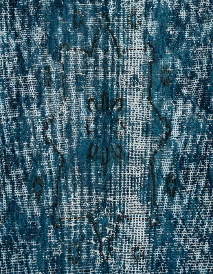 Detail image of 9' x 12'  Hand Knotted Ultra Vintage Persian Wool Rug