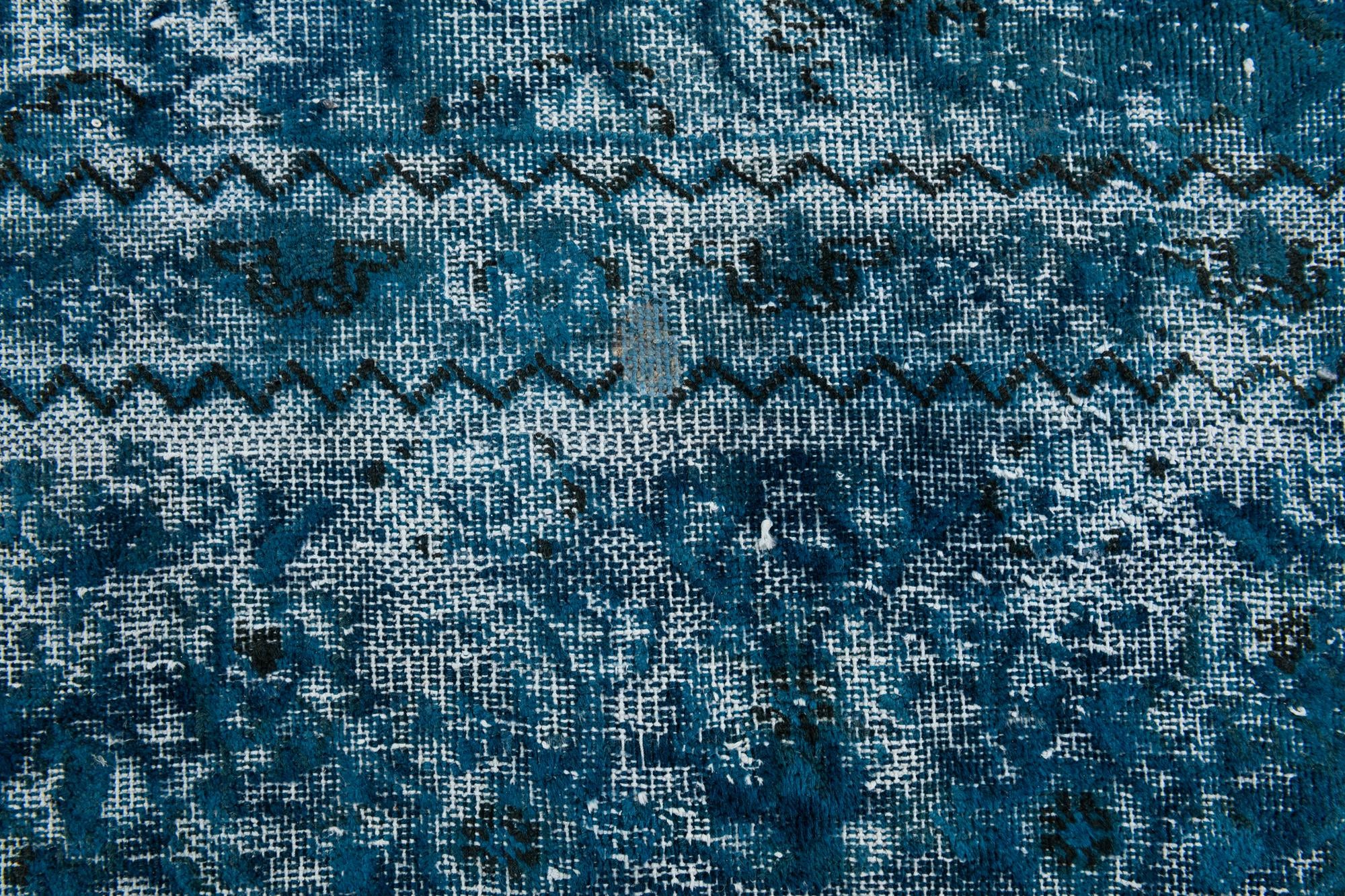 9' x 12' Hand Knotted Ultra Vintage Persian Wool Rug